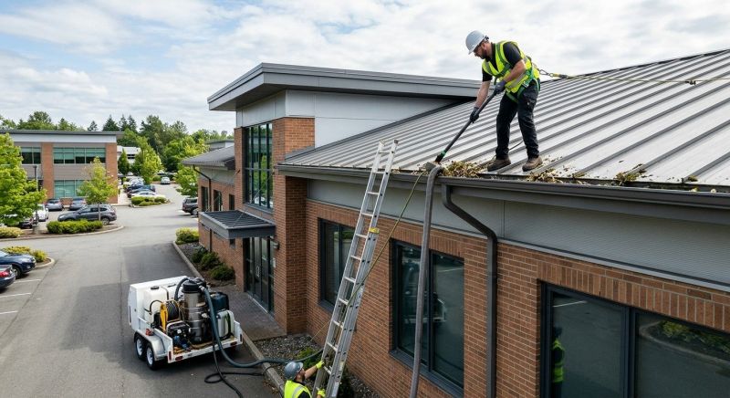 Business Gutter Cleaning in Roseville, CA