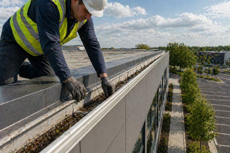 Church Gutter Cleaning in Roseville, CA