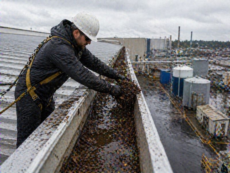 Church Gutter Cleaning in Roseville, CA