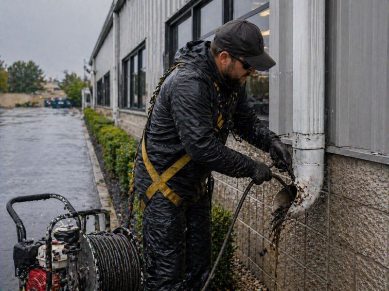 Commercial Gutter Unclogging in Roseville, CA