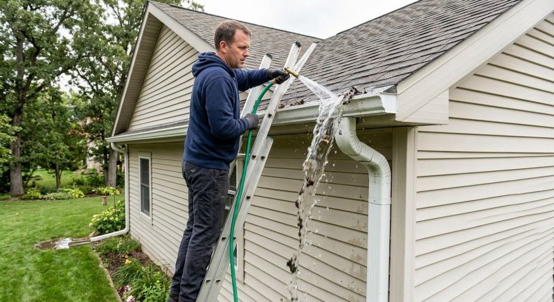 Downspout Cleaning in Fredericksburg, VA