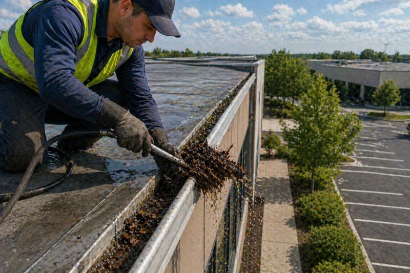 Industrial Gutter Cleaning in Roseville, CA